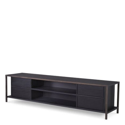 Wilson Charcoal Grey designer  TV unit  by Eichholtz.