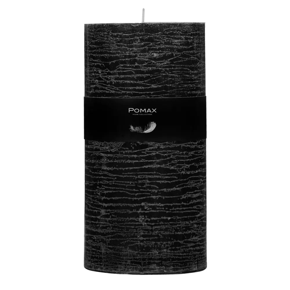X large puma black Candle burns 140 hrs 10 x 20 cm-candle-Renaissance Design Studio