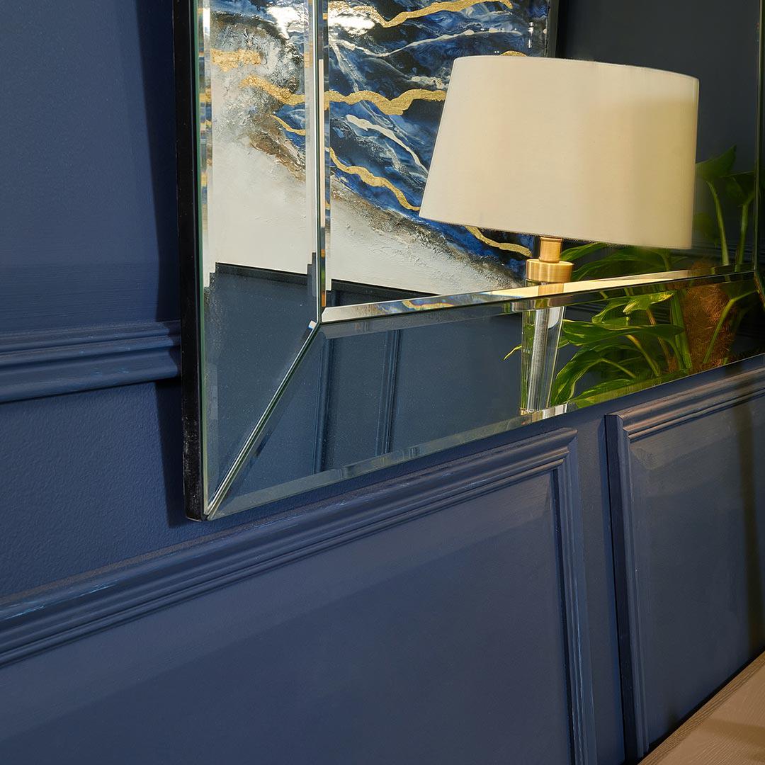 Zadie rectangle timeless mirror by RV Astley-Renaissance Design Studio