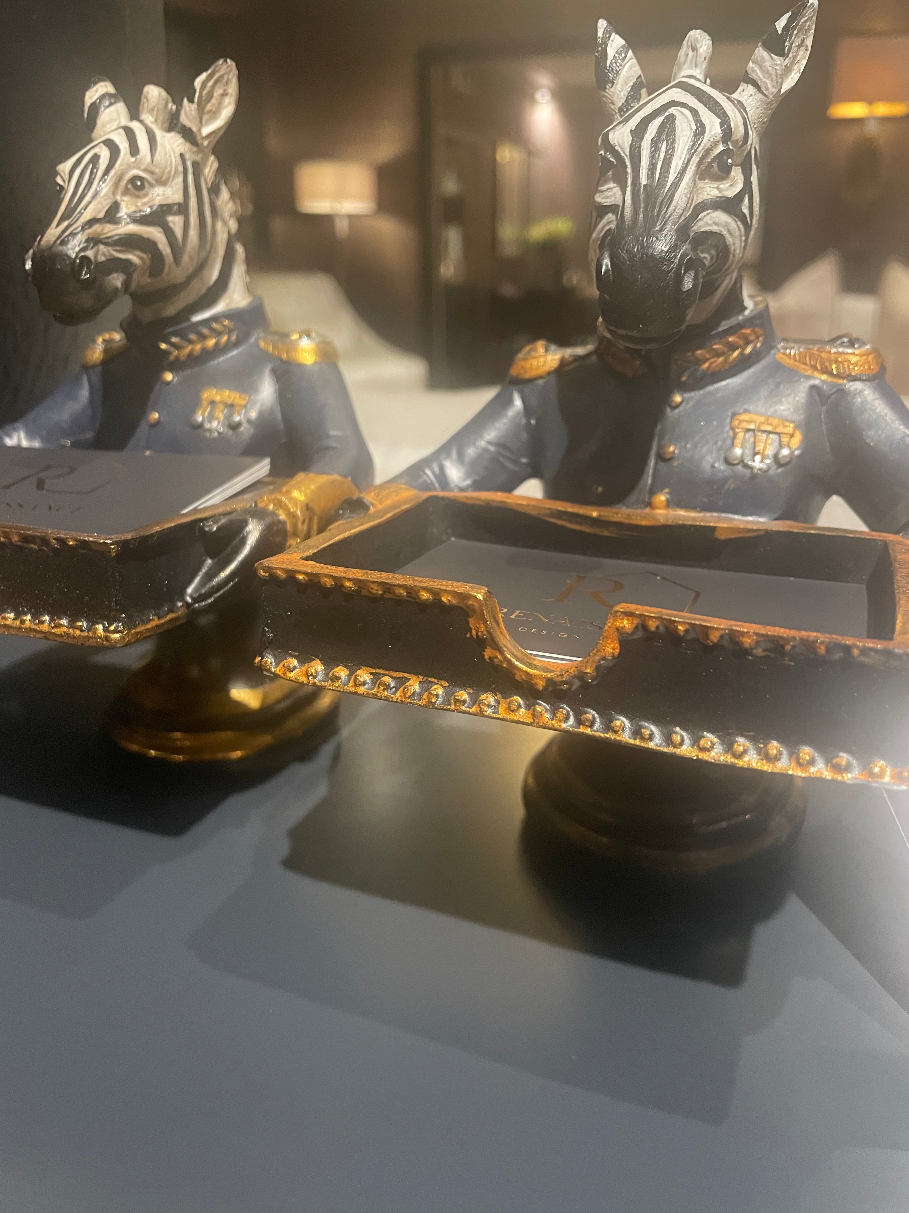 Zebra Card Holder Sweet Tray-Renaissance Design Studio
