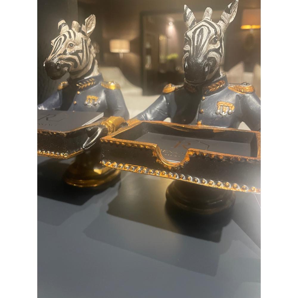 Zebra Card Holder Sweet Tray-Renaissance Design Studio