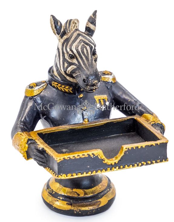 Zebra Card Holder Sweet Tray-Renaissance Design Studio