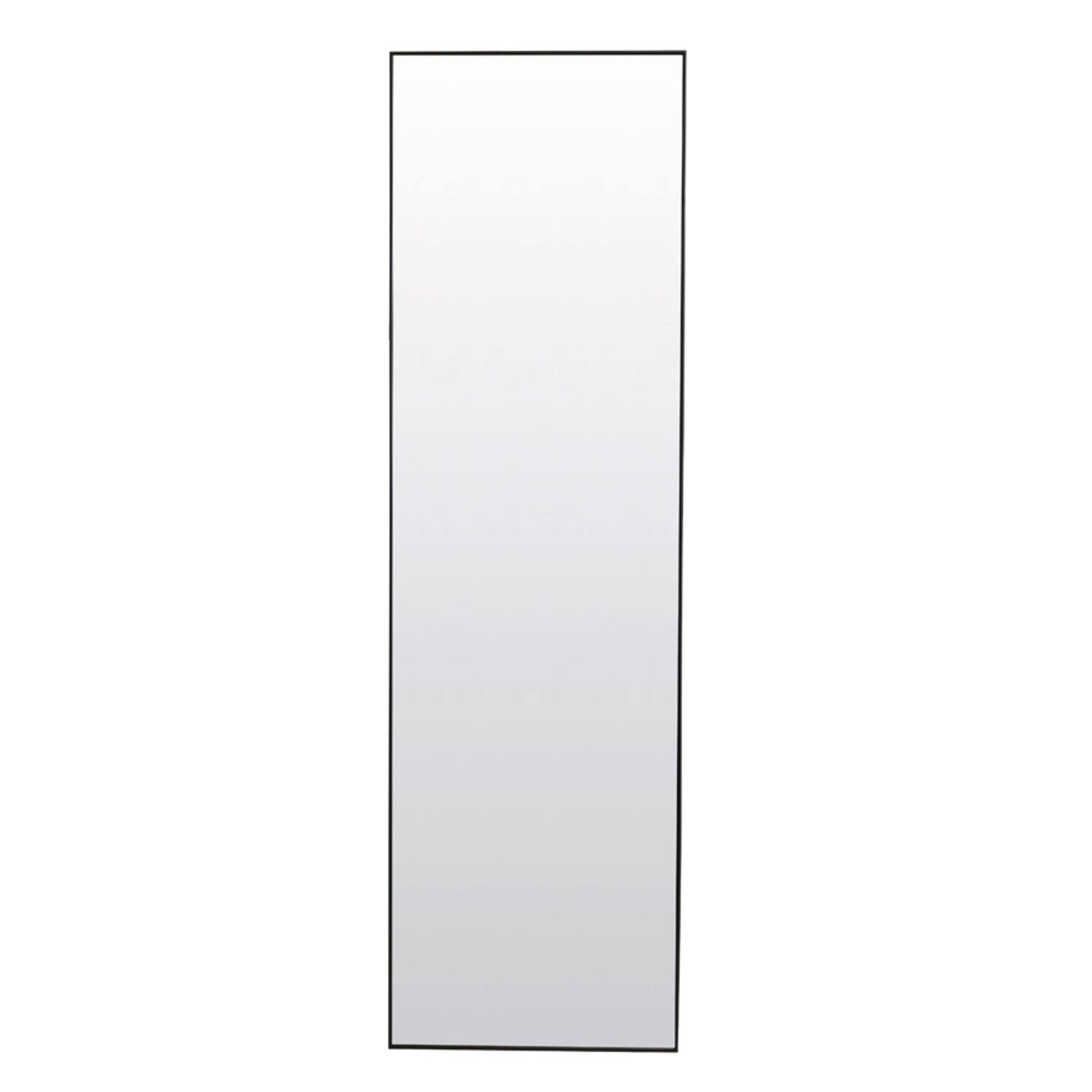 ZENA clear glass+black Large Mirror. 50 x 170 cm-Mirror-Renaissance Design Studio