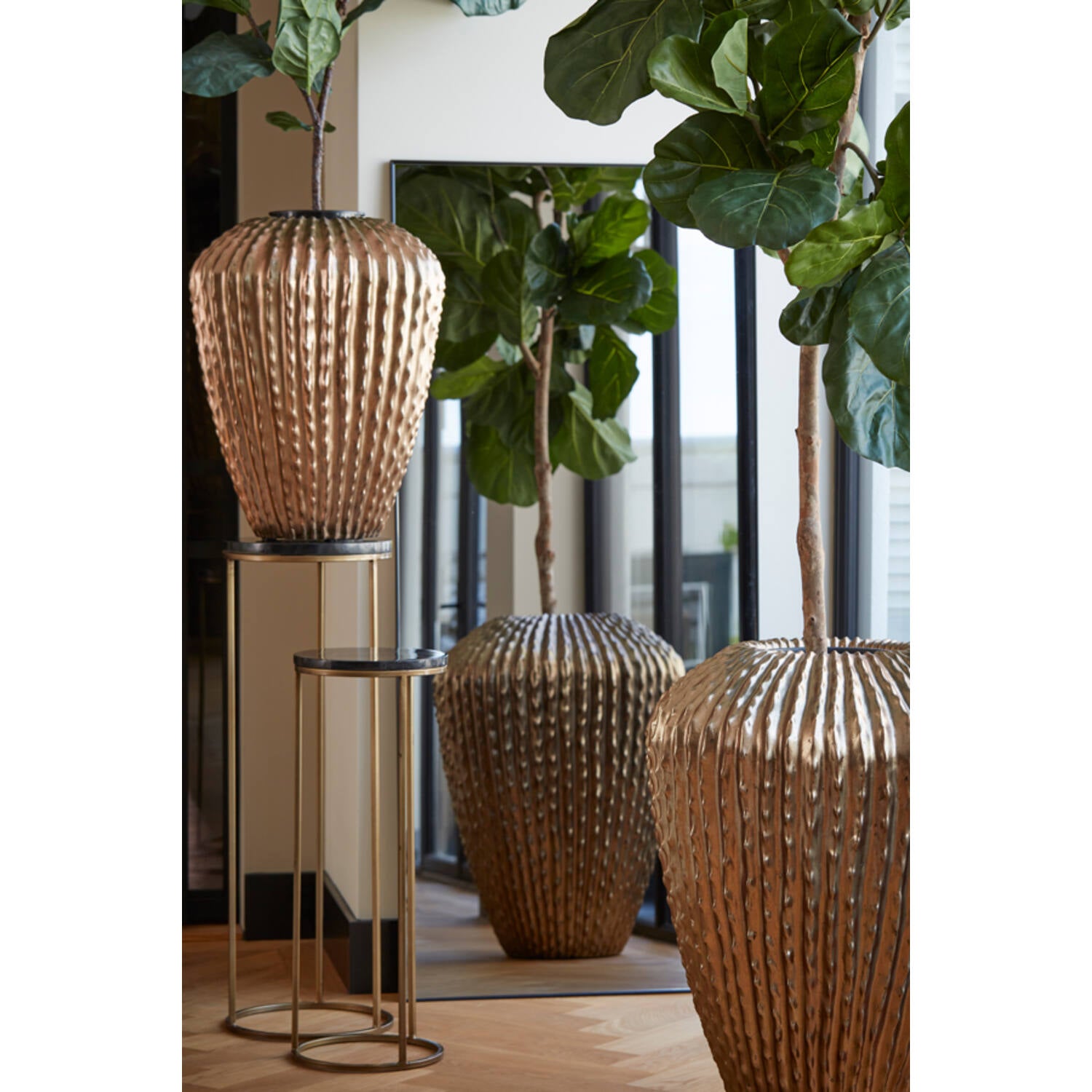 Zeneta large rectangle wall mirror with black trim-large rectangle black mirror-Renaissance Design Studio