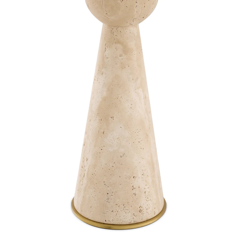 Table Lamp Novak Travertine by Eichholtz
