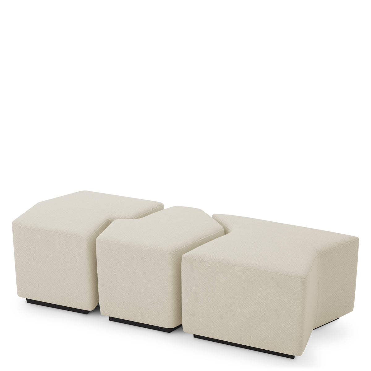 Stool Filbert Set of 3 by Eichholtz by Eichholtz