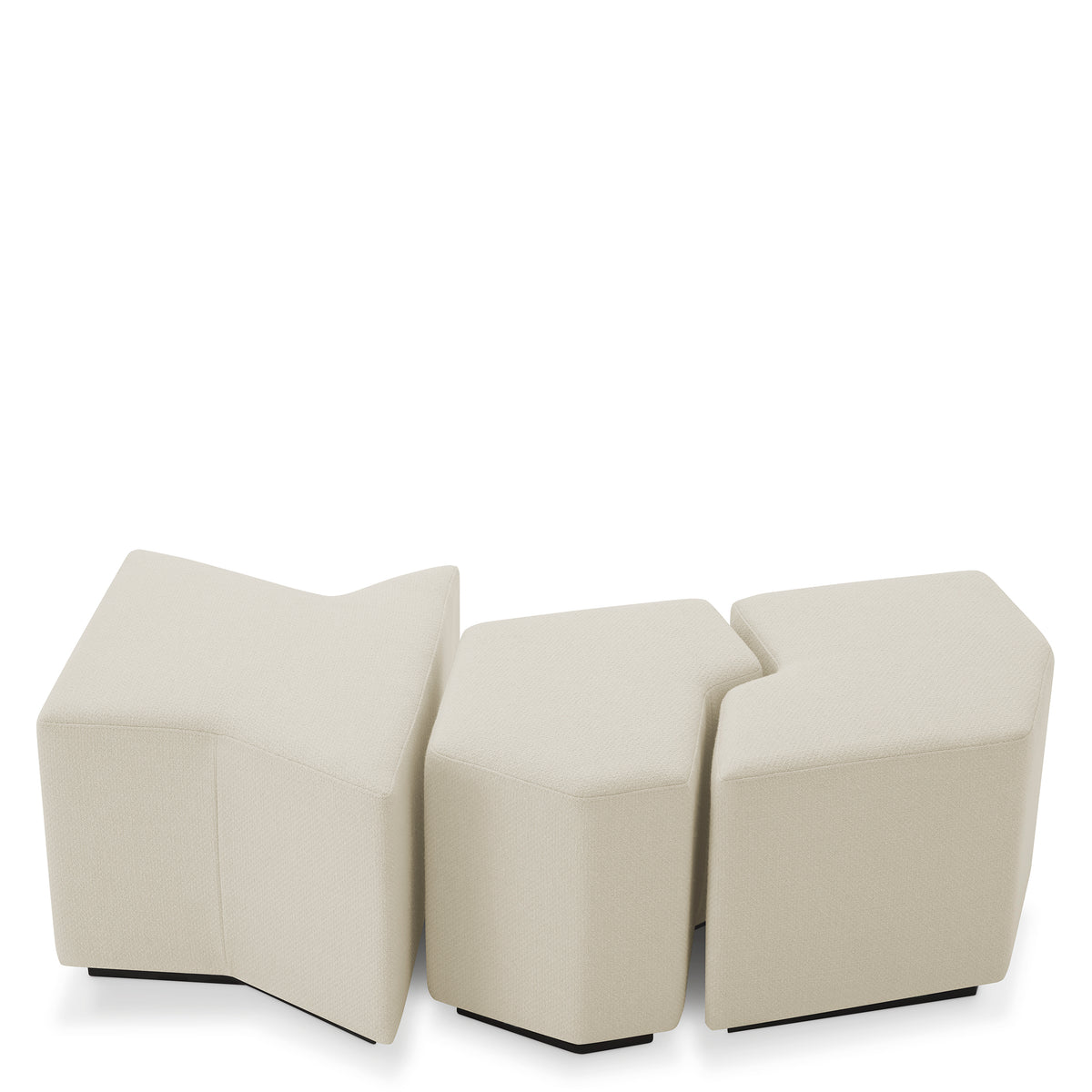 Stool Filbert Set of 3 by Eichholtz by Eichholtz