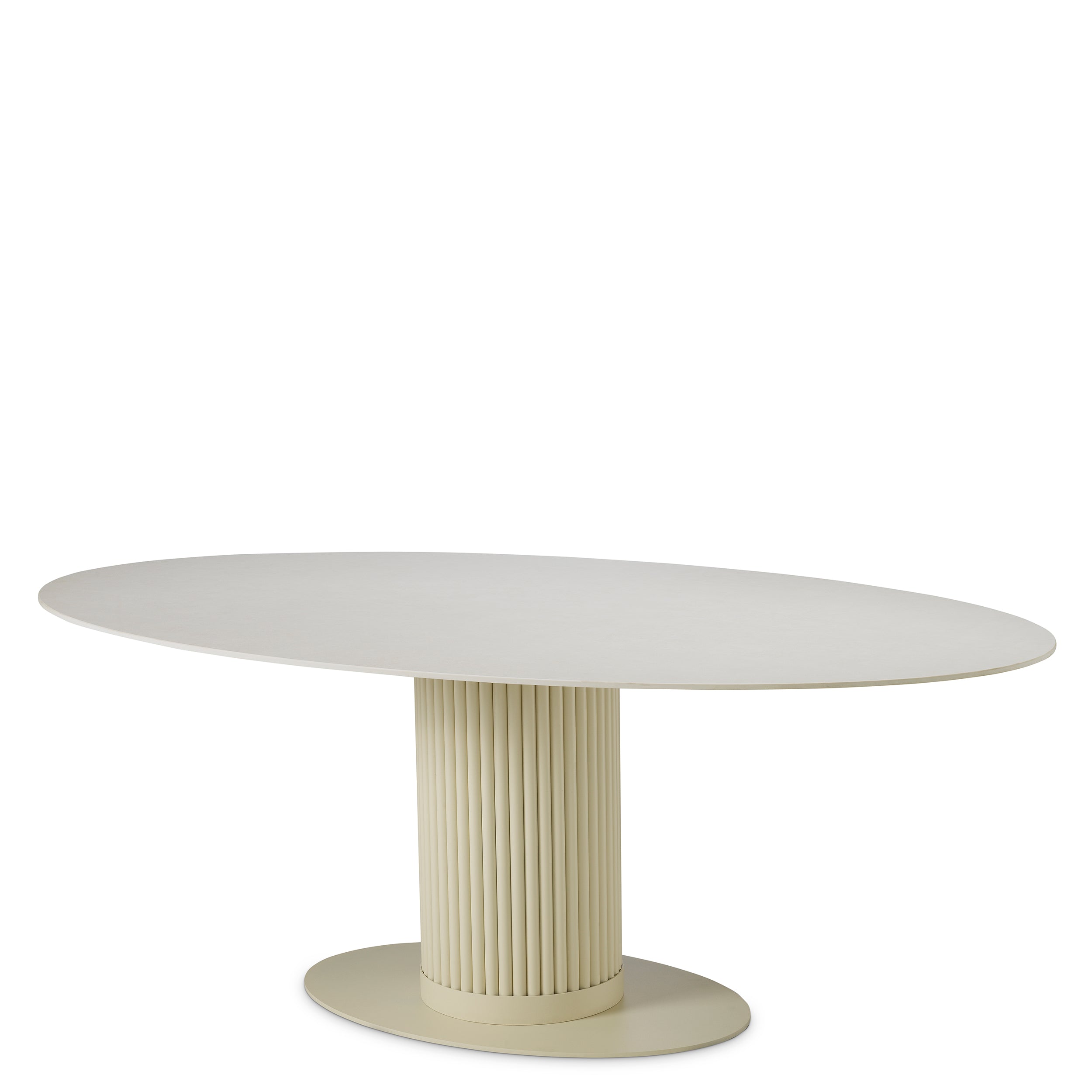 Volterra Outdoor Oval Dining Table by Eichholtz by Eichholtz