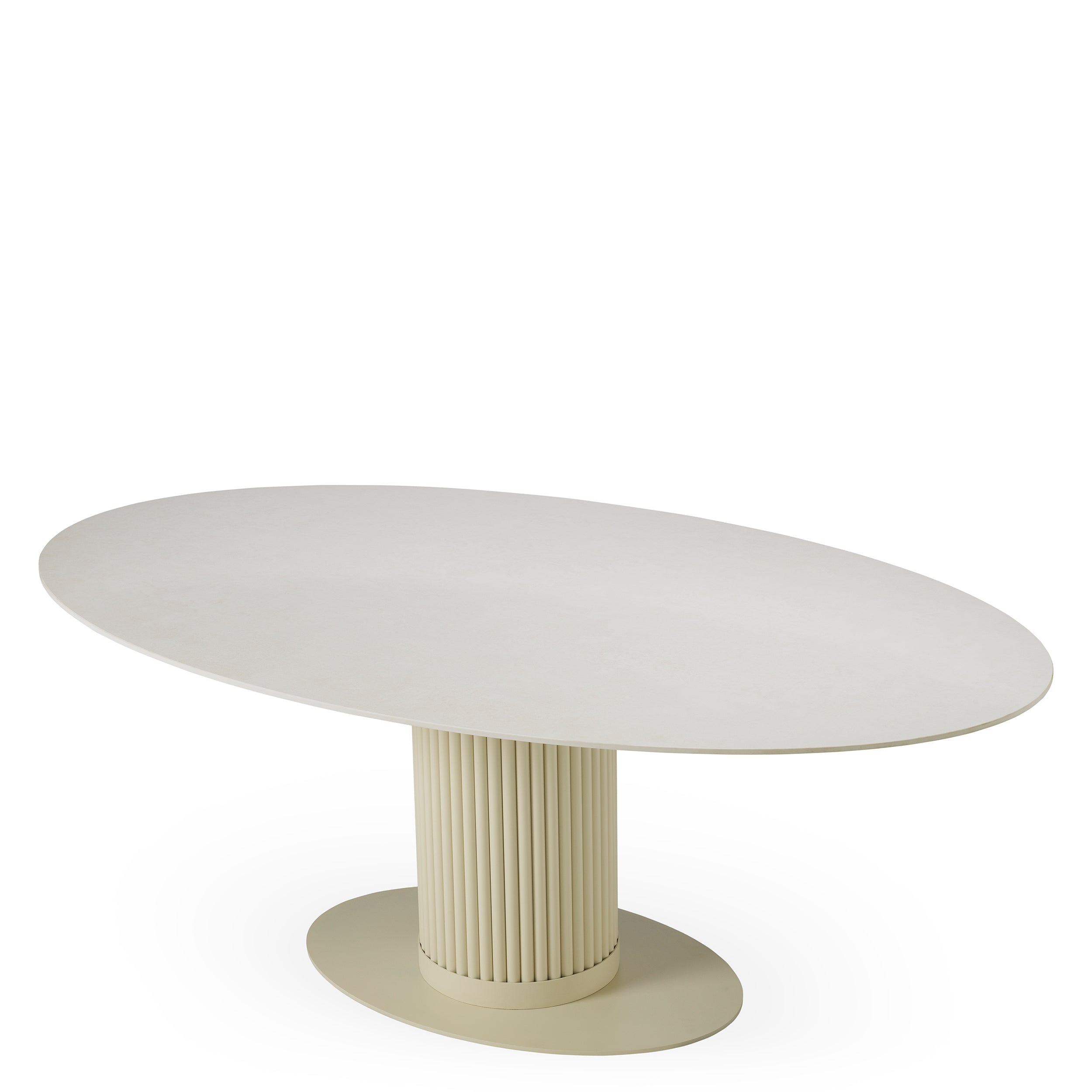 Volterra Outdoor Oval Dining Table by Eichholtz by Eichholtz