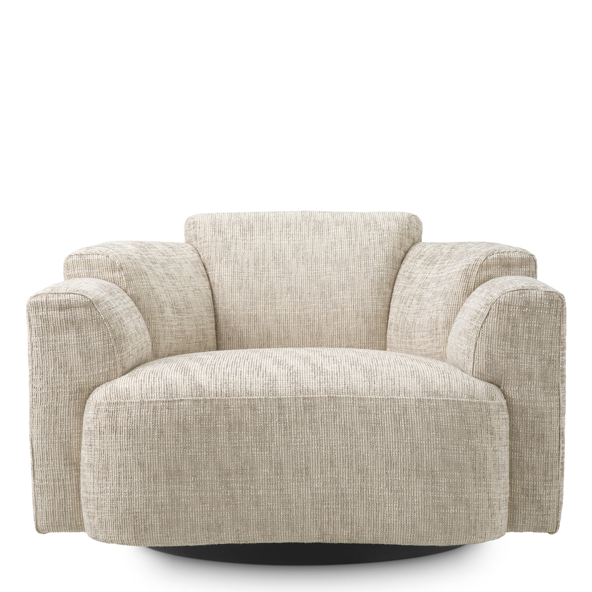 Swivel Chair Marbella Creststone beige by Eichholtz by Eichholtz