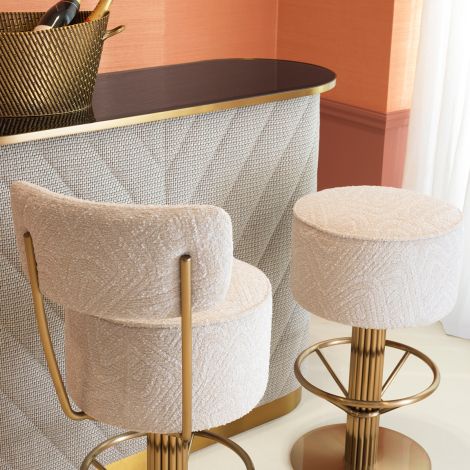 Bar Stool Carleton Brushed brass finish by Eichholtz