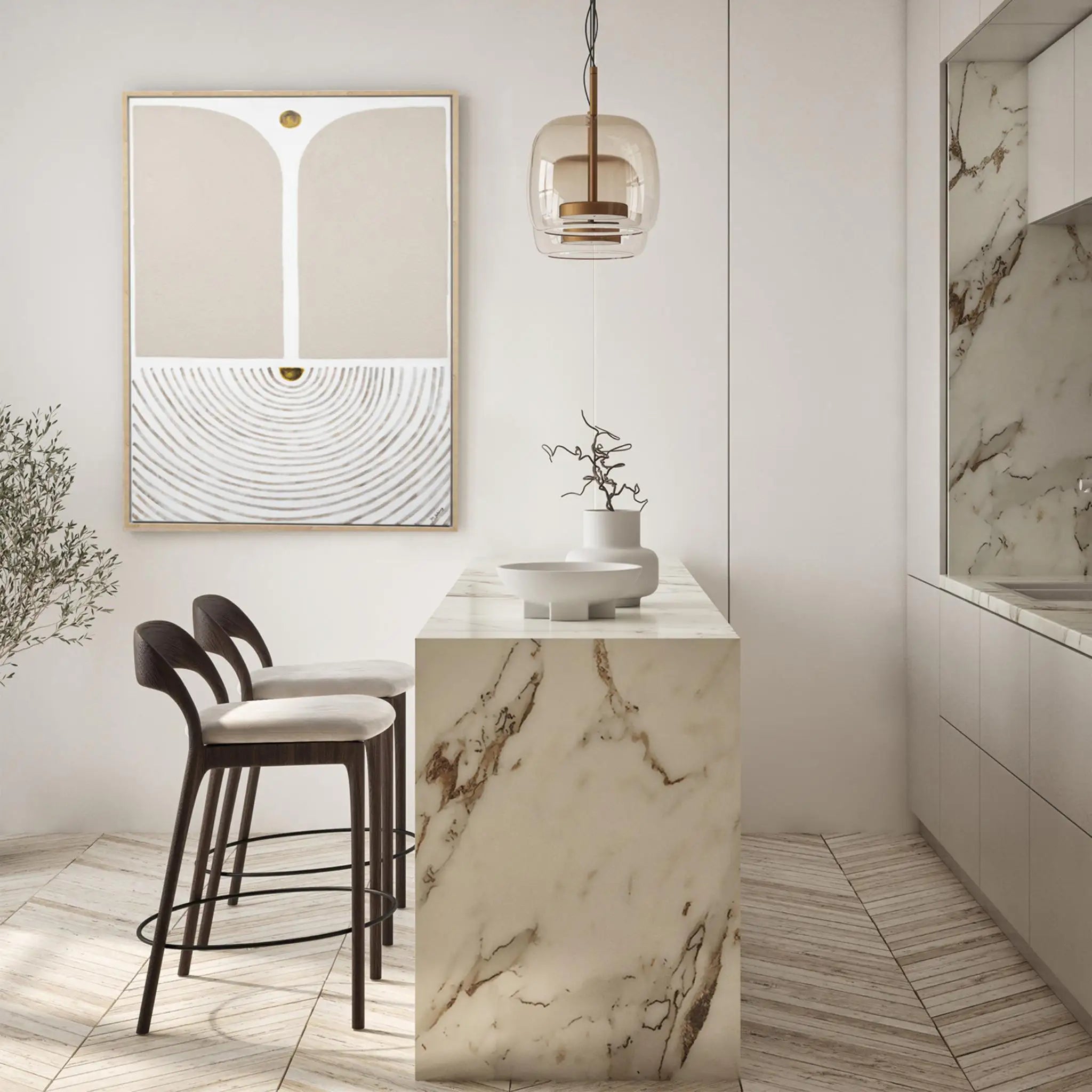 Anders Natural Wall Art by scatter box