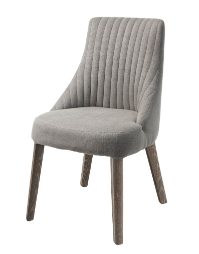 Halwell Designer Dining Chair In Greige Reduced