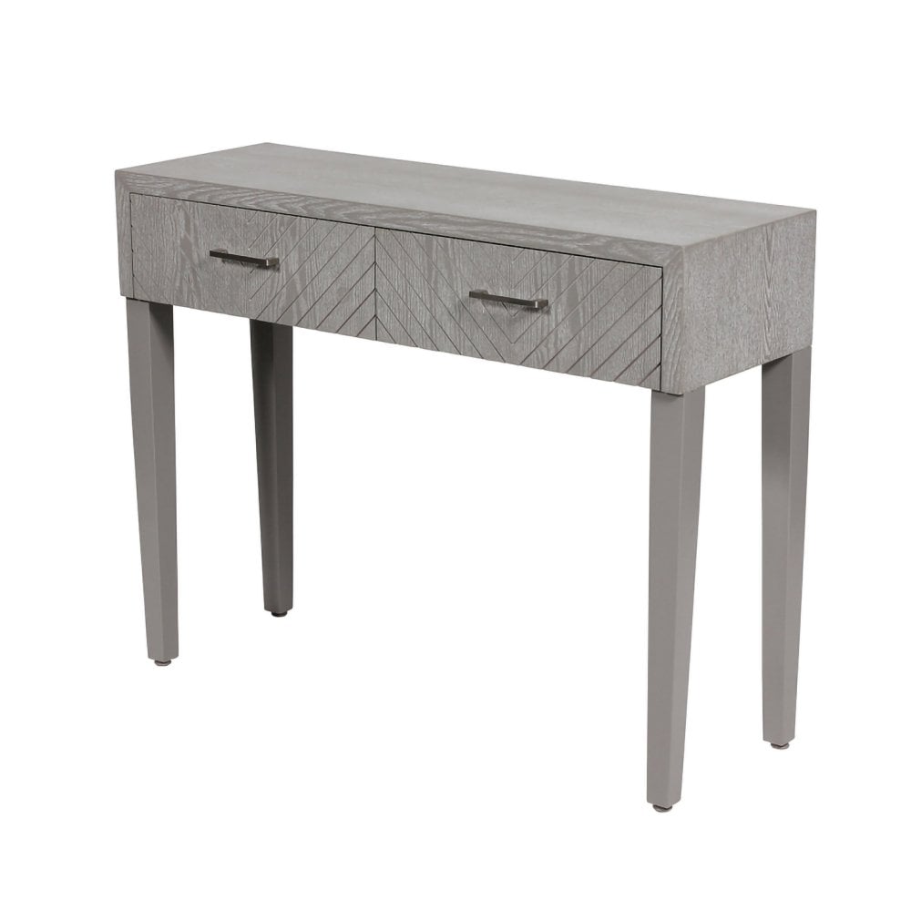 2 Drawer Vivian Console Dressing table Grey Elm see full range-Renaissance Design Studio