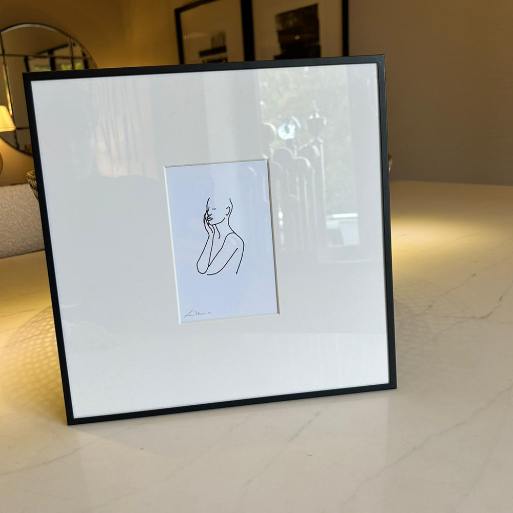 Artwork in steel frames by Federico Minieri - Set of 4