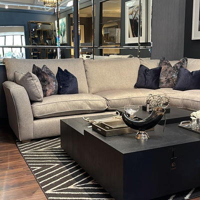 Maxwell luxury  x large corner  sofa by Westbridge in Marl   reduced