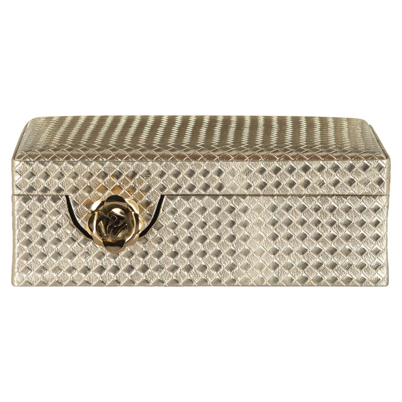 Trace Gold Loarge Storage Box by Richmond
