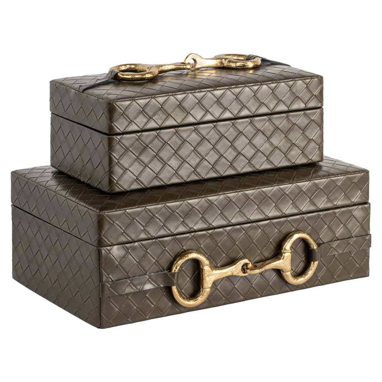 Storage box Blade olive large by Richmond