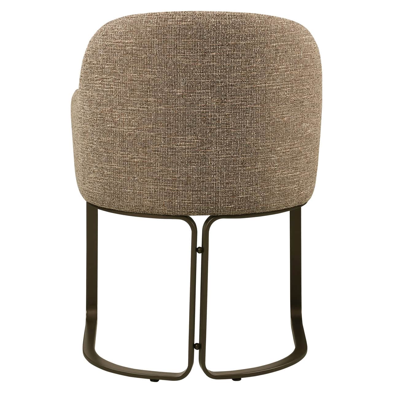 Dining Chair Hadlie - Brown tweed