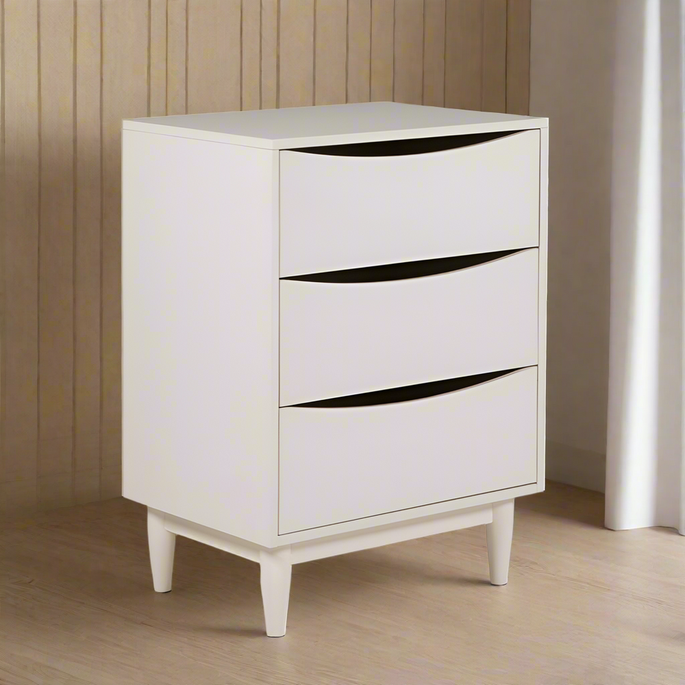 Alison  bedroom chest cabinet in white or grey REDUCED PRICE TODAY