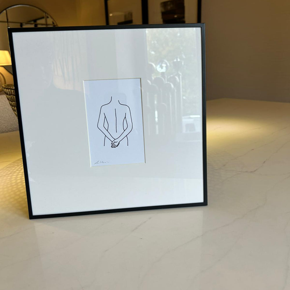 Artwork in steel frames by Federico Minieri - Set of 4