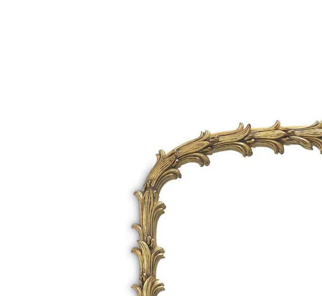 Mirror Guinevere Antiqued Gold Leaf by Eichholtz Ex Showroom Last One ! Sold as seen