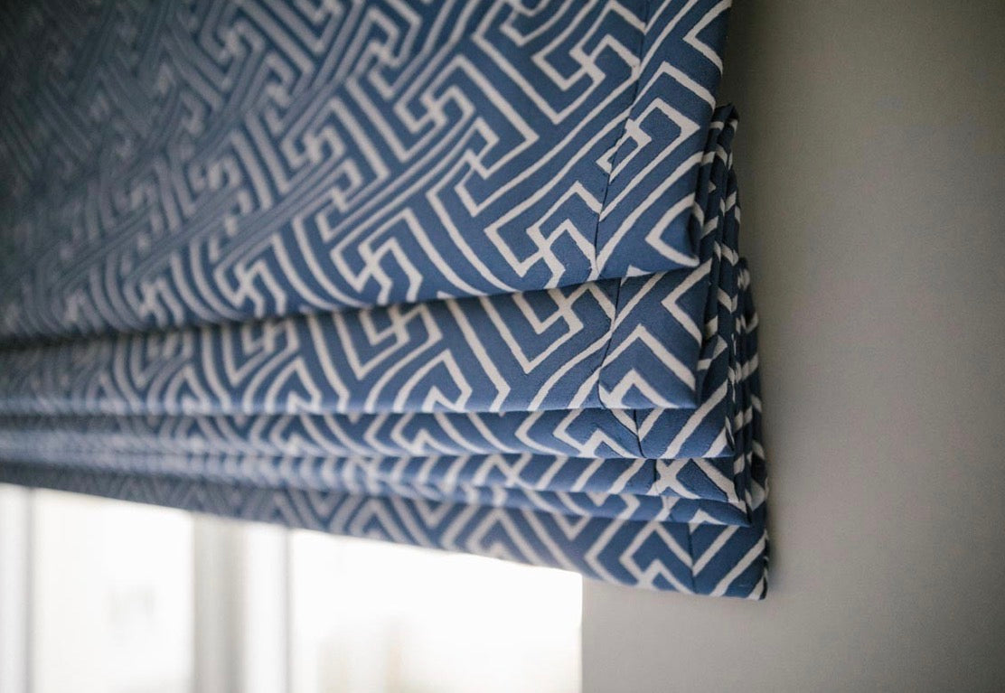 Roman blinds custom designed for you by Renaissance Design Studio