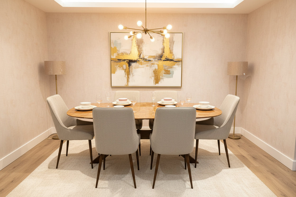 Jaden cream Dining chairs on special purchase offer €79.95 ea ( sets only ) by World Furniture