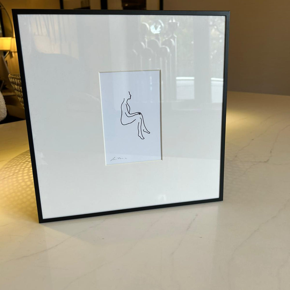 Artwork in steel frames by Federico Minieri - Set of 4