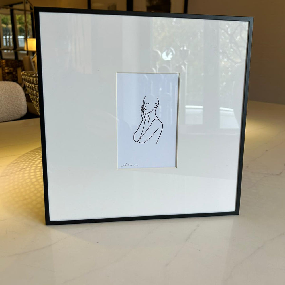 Artwork in steel frames by Federico Minieri - Set of 4
