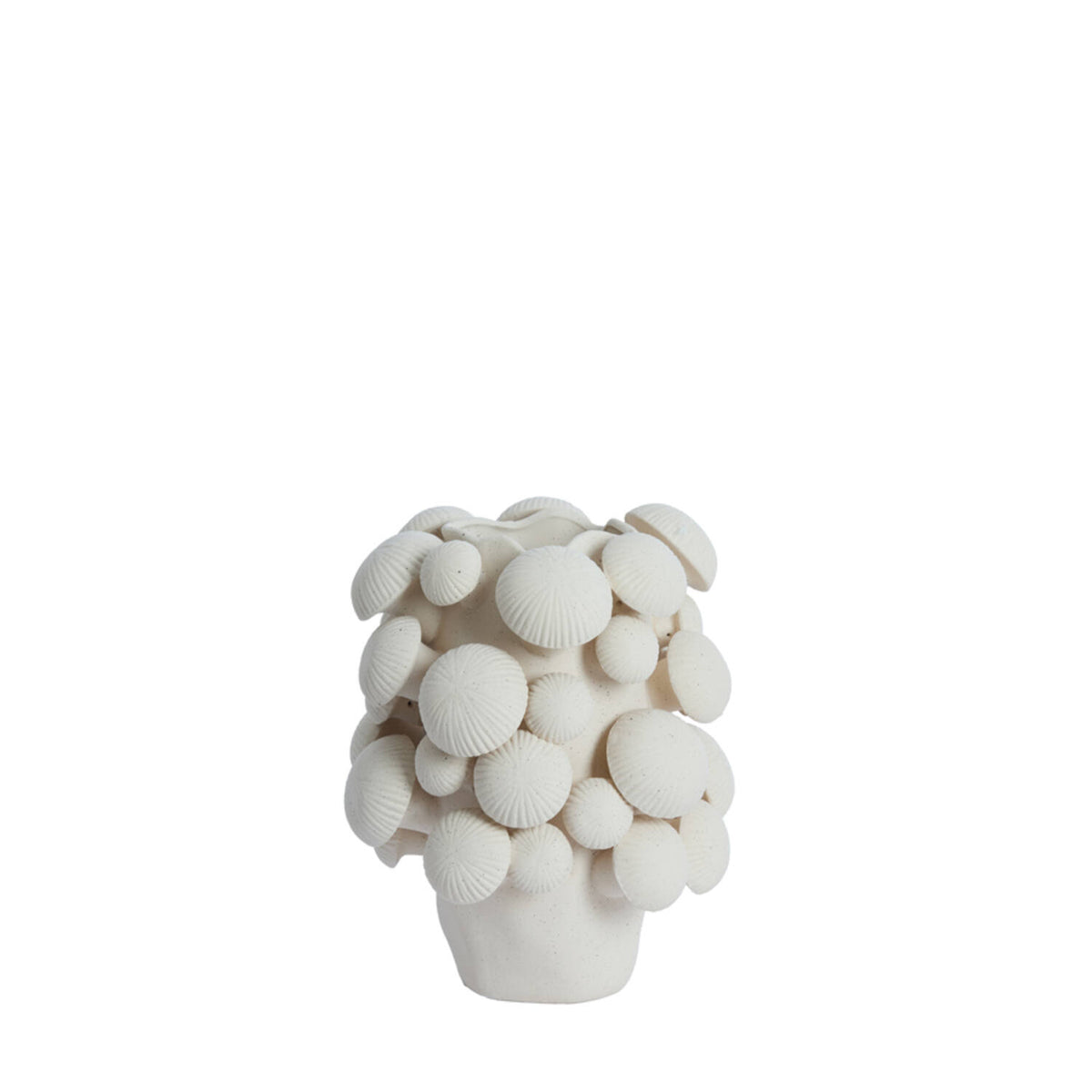 Vase deco 23,5x23x32 cm PLENTZIA matt cream by Light and living