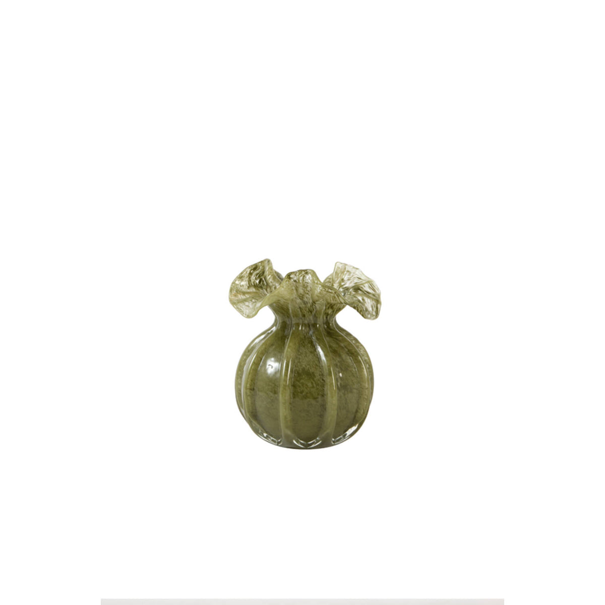 XEREA glass olive green vase by Light and living