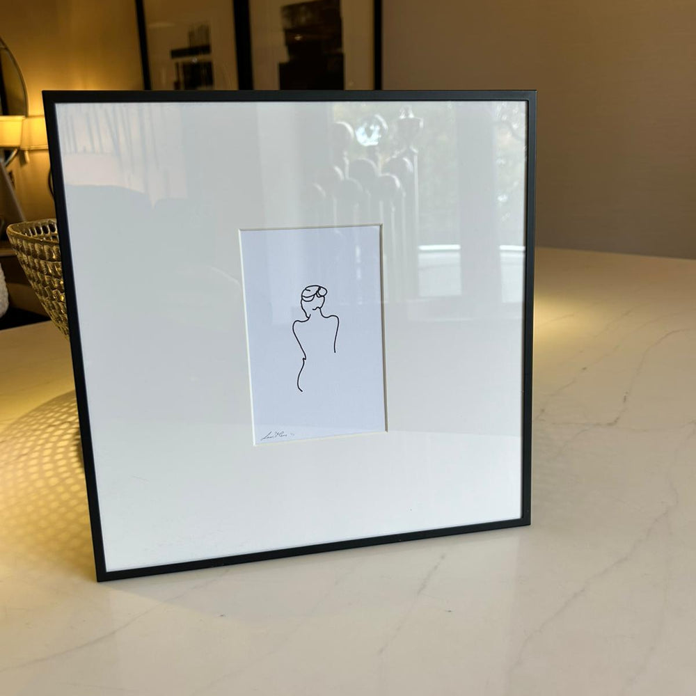 Artwork in steel frames by Federico Minieri - Set of 4