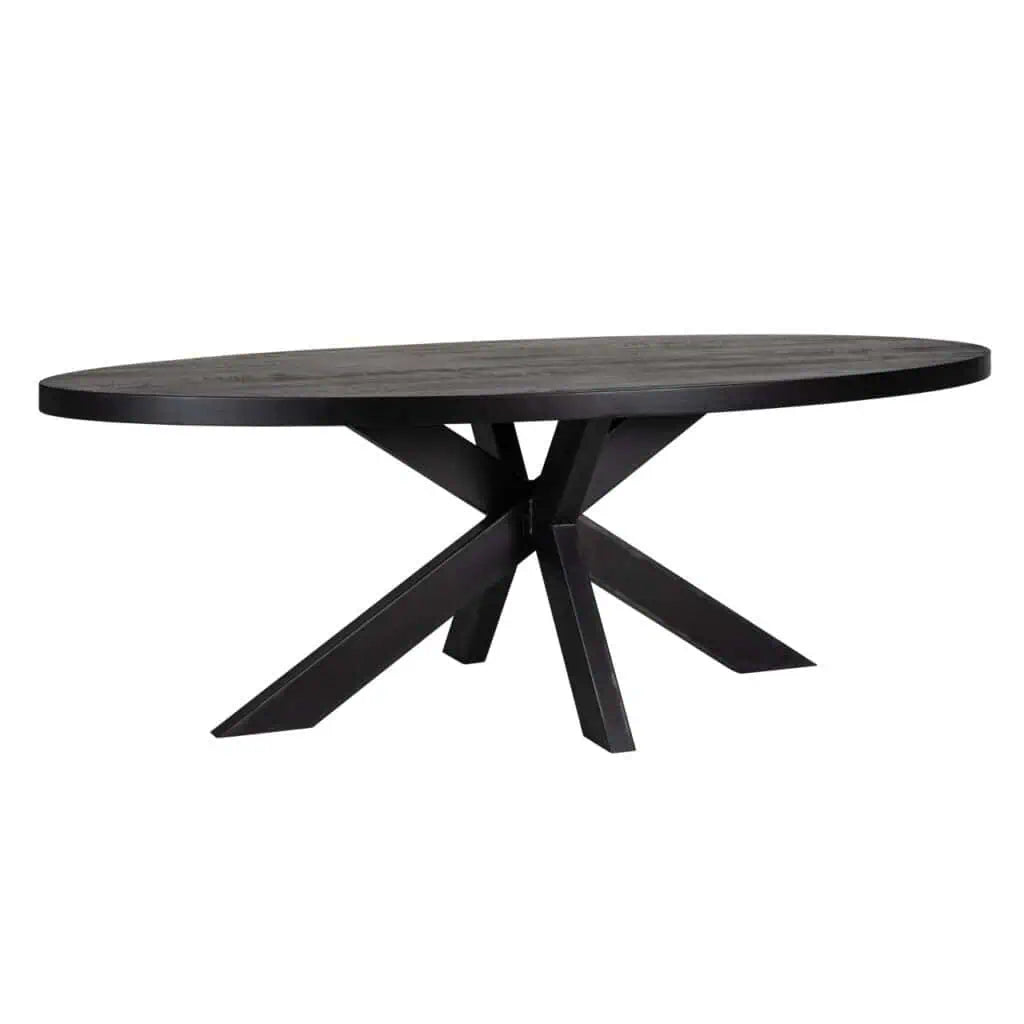 Watson Black Oval Dining Table