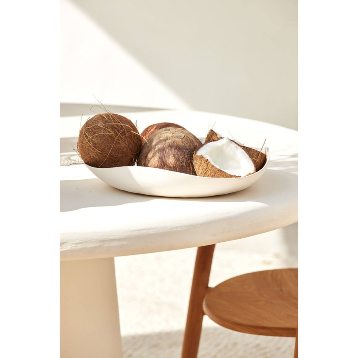 Round Dining table KULONA cream by Light and living