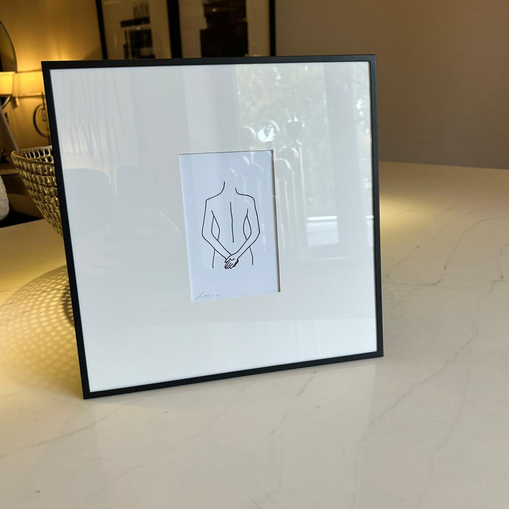 Artwork in steel frames by Federico Minieri - Set of 4