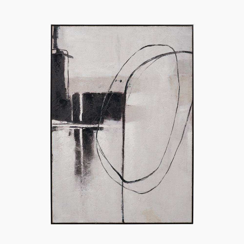 Monochrome large Abstract Art