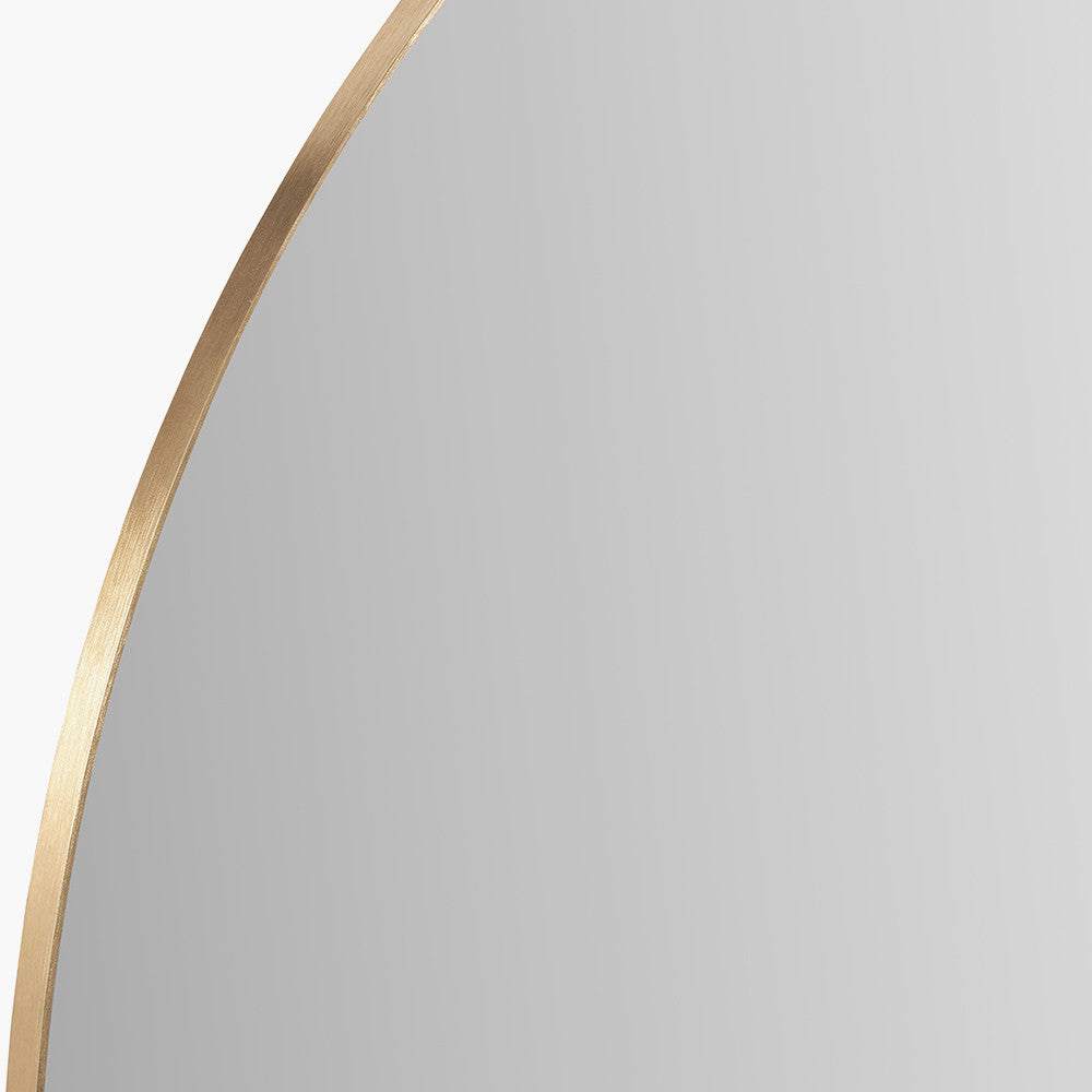 Wide 120 cm  x 90 cmArch Wall Mirror in Black or gold