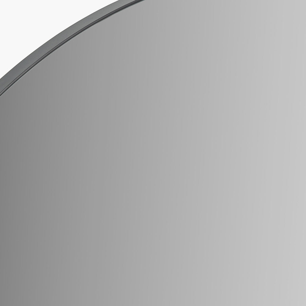 Wide 120 cm  x 90 cmArch Wall Mirror in Black or gold