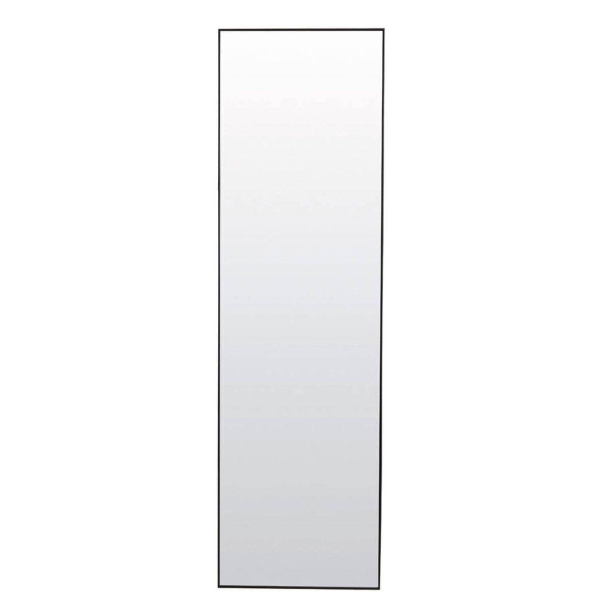 Zeneta large rectangle wall mirror with black trim by Light and living