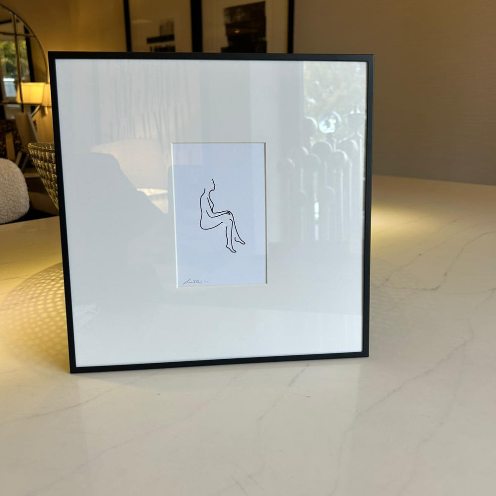 Artwork in steel frames by Federico Minieri - Set of 4