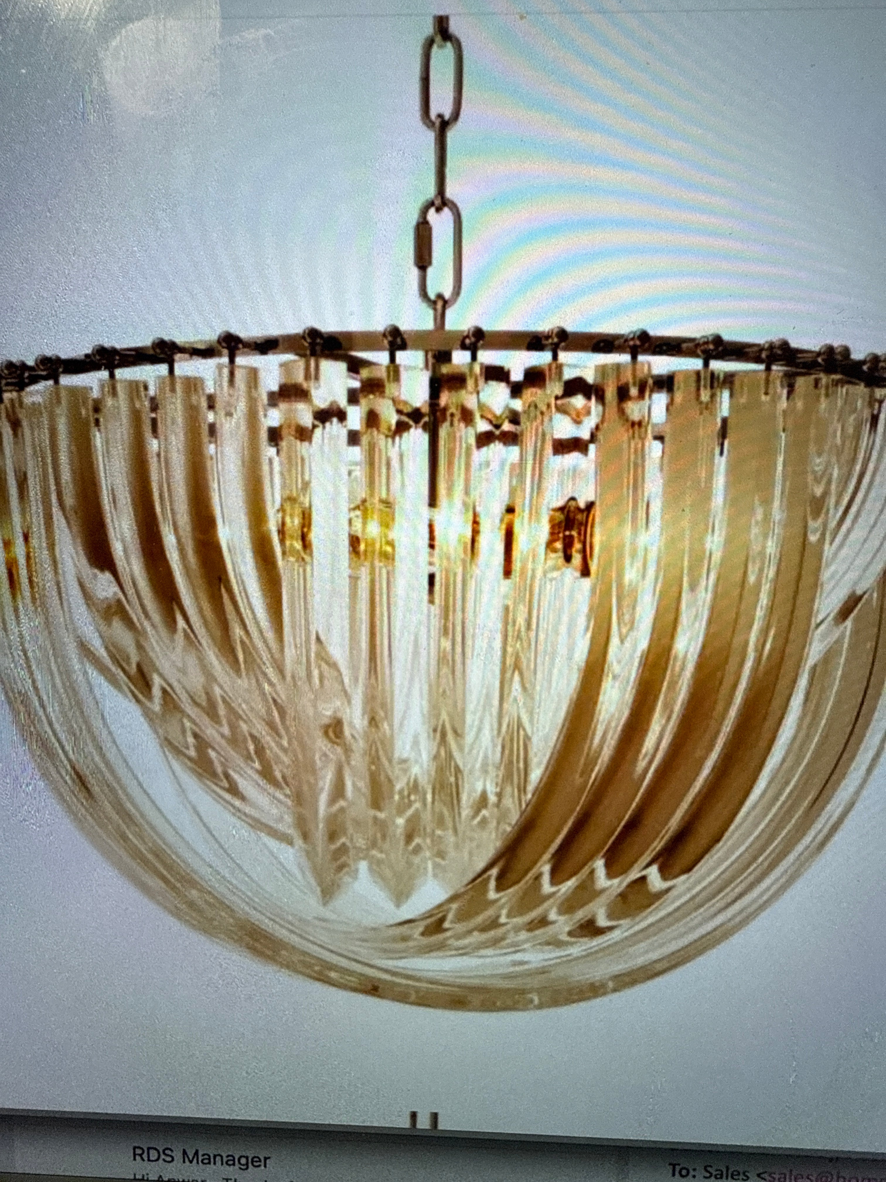 Murano chandeliers various sizes and finishes by Eichholtz reduced