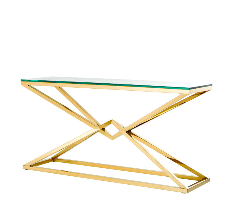Connor pyramid console table by Eichholtz
