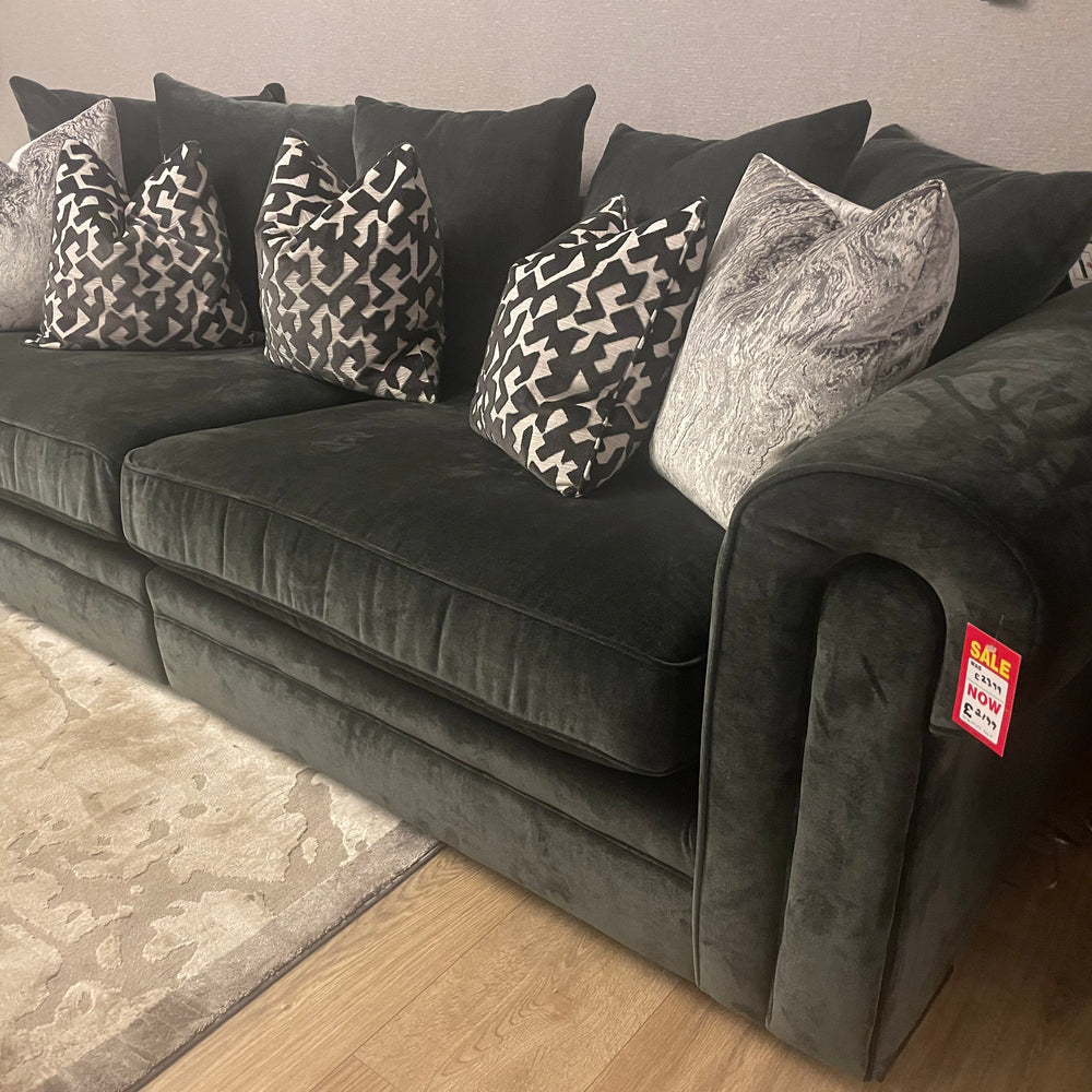 Titan XL SPLIT stunning sofa custom made in stock  by Whitemeadow reduced ex display