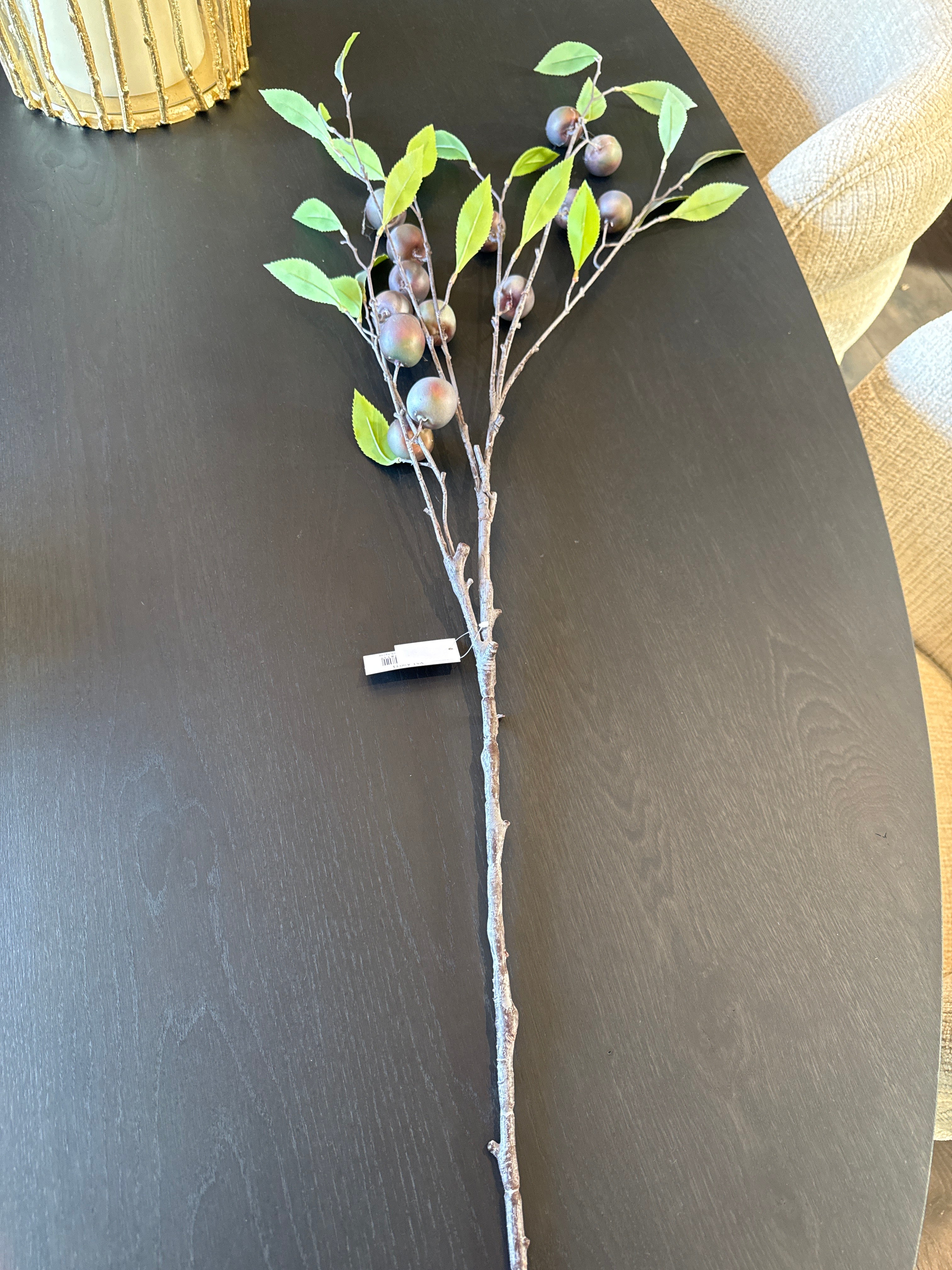 Plum branch spray 116 cm