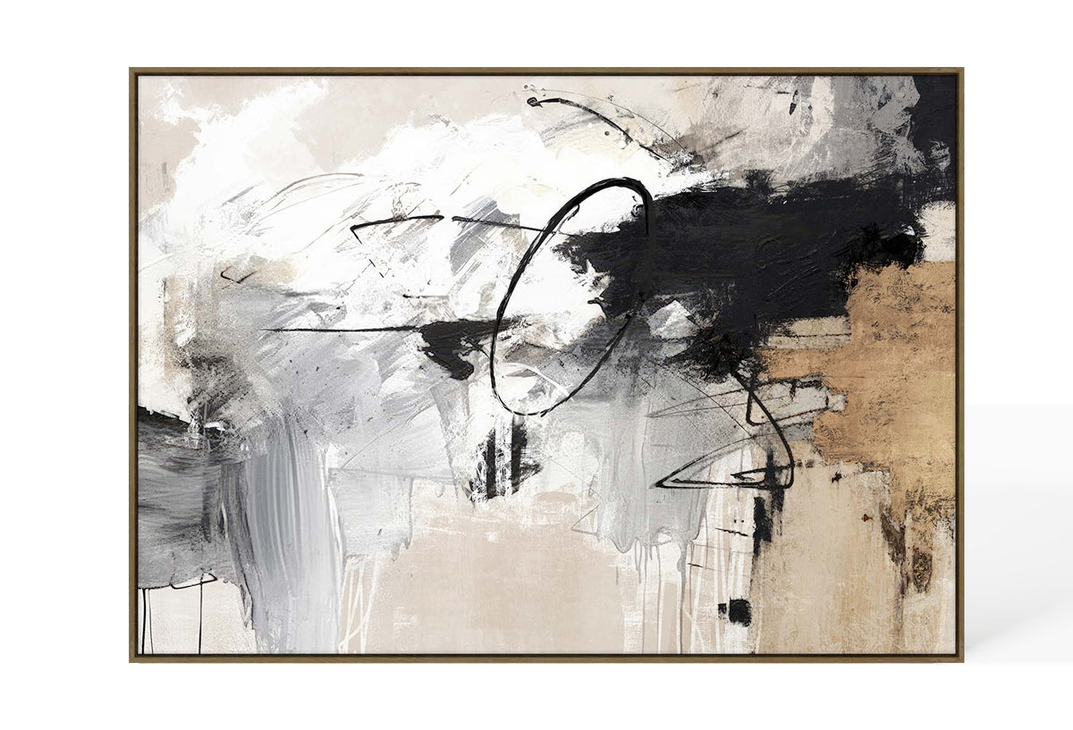 Abstract textured artwork 90 x 120 cm