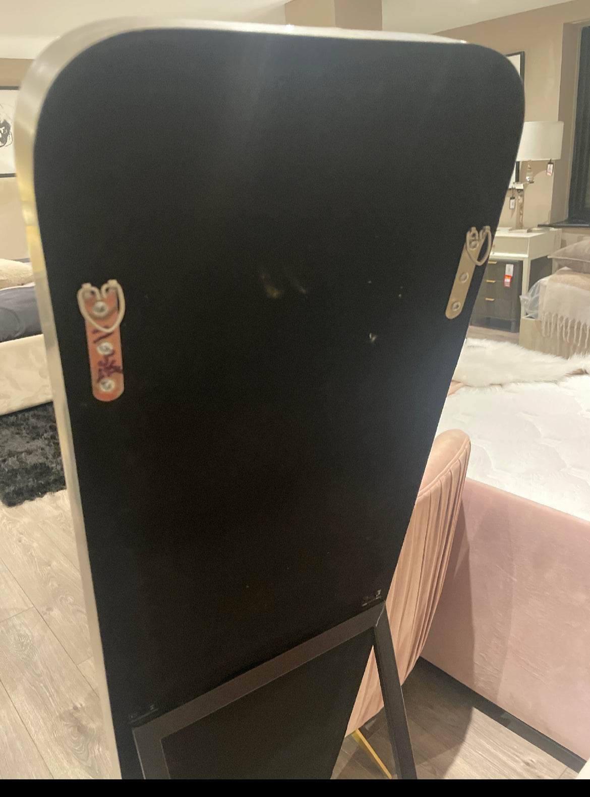 Arlene Dressing Mirror With Stand & Fittings To Hang 150cm