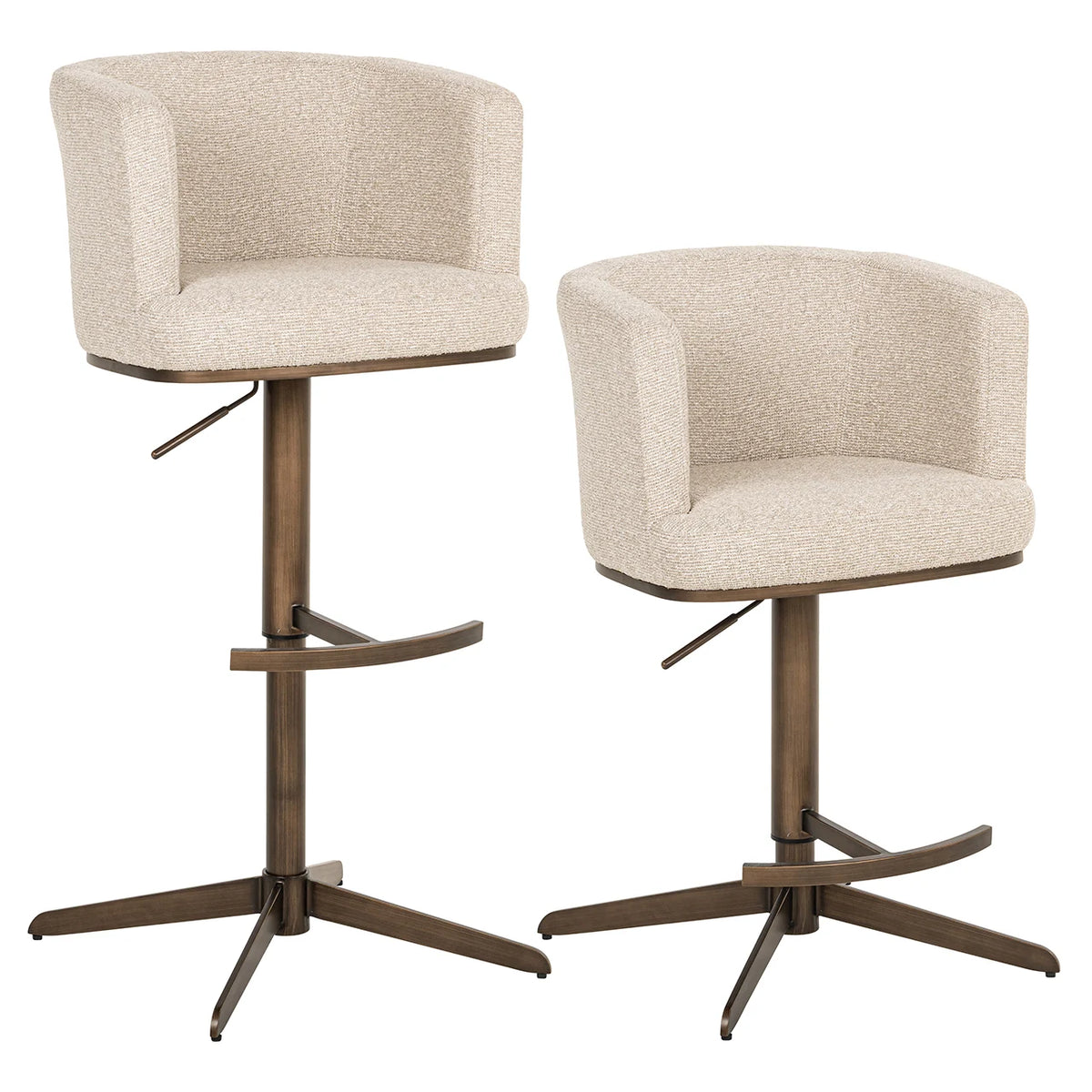 Bar/counter stool Carol biscotti