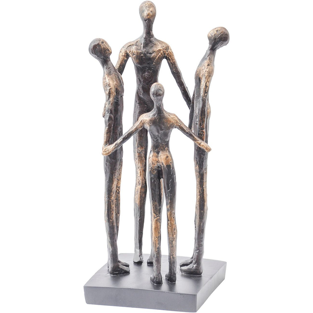 Bronze Family famine sculpture