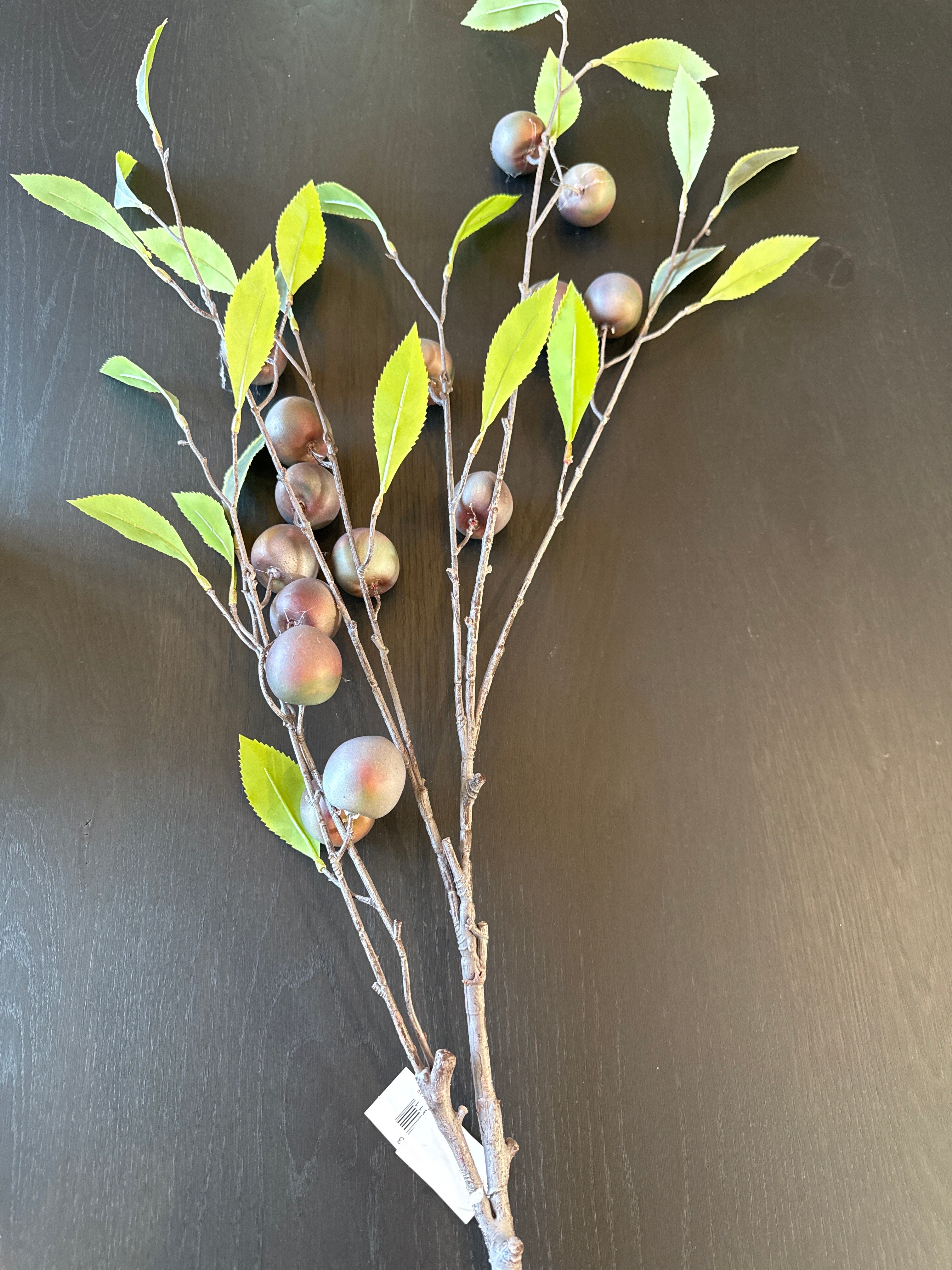 Plum branch spray 116 cm